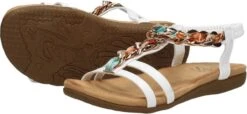 SUB55 Comfortabel Sandalen Plat - Wit - Maat 38 -Skechers Verkoopwinkel 1200x556 3
