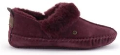 Warmbat Barrine Dames Sloffen - Port - Maat 38