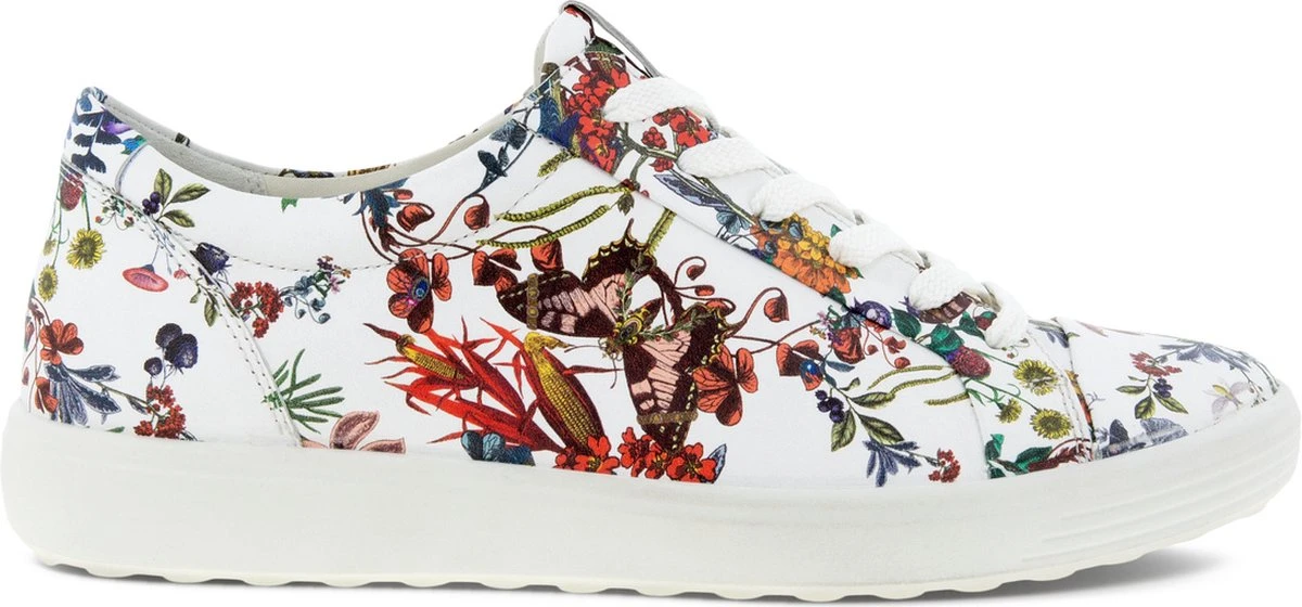 Ecco Soft 7 W Veterschoenen Wit Textiel - Maat 36 1 Ecco Soft 7 W Veterschoenen Wit Textiel - Maat 36