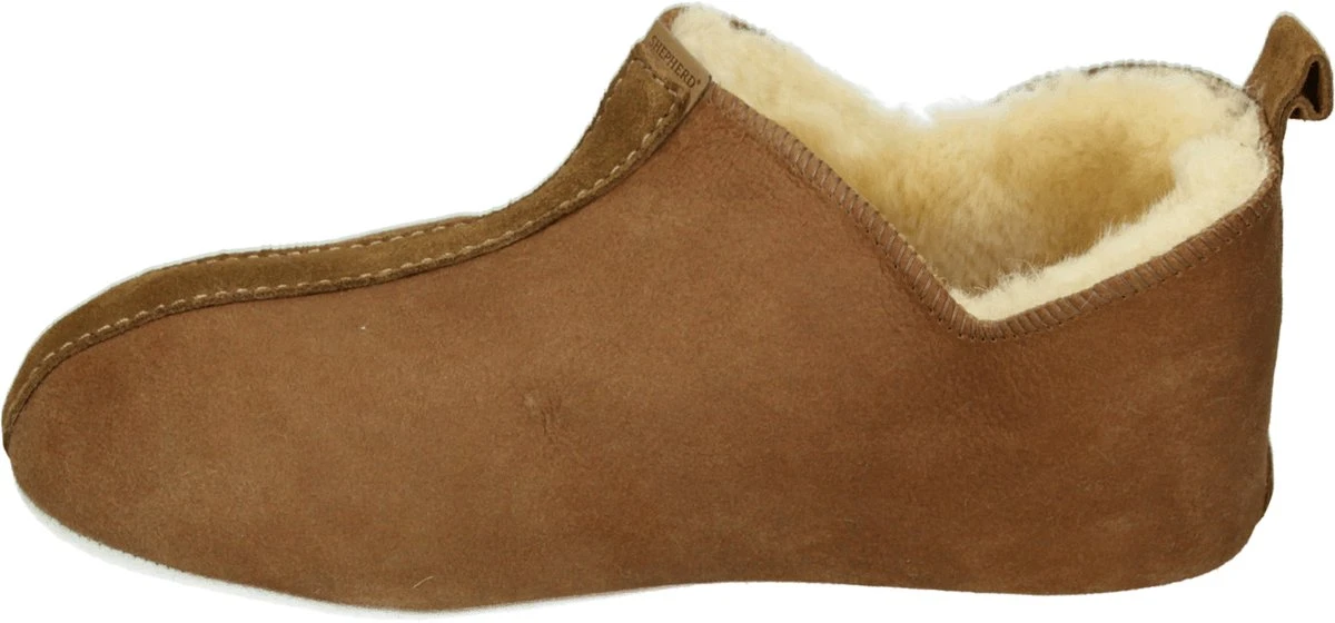 Shepherd Lina Dames Sloffen - Antique/Cognac - Maat 39 4 Shepherd Lina Dames Sloffen - Antique/Cognac - Maat 39 - Afbeelding 4
