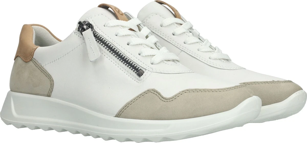 Ecco Flexure Runner W Sneakes Wit Leer - Dames - Maat 39 3 Ecco Flexure Runner W Sneakes Wit Leer - Dames - Maat 39 - Afbeelding 3