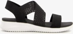 Skechers Ultra Flex Neon Star Dames Sandalen - Zwart - Maat 41 -Skechers Verkoopwinkel 1200x563 2