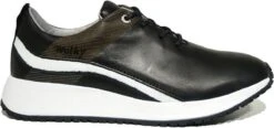 Wolky Veterschoenen Runner Zwart/wit Leer -Skechers Verkoopwinkel 1200x565 20