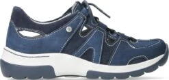 Wolky Veterschoenen Nortec Denim Nubuck