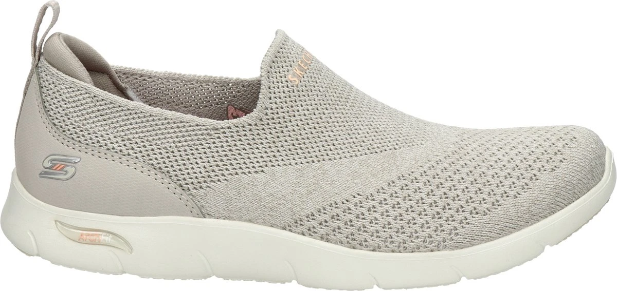 Skechers ArchFit Refine Dames Instapschoen - Beige - Maat 39 9 Skechers ArchFit Refine Dames Instapschoen - Beige - Maat 39 - Afbeelding 9