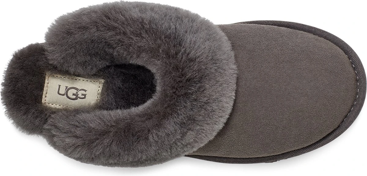 UGG W Classic Slipper II Dames Sloffen - Charcoal - Maat 40 6 UGG W Classic Slipper II Dames Sloffen - Charcoal - Maat 40 - Afbeelding 6