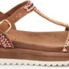 Lazamani Dames Sandalen 75.503 Tan | Multi | Leer | Maat 41 | LA75503tan -Skechers Verkoopwinkel 1200x579 6