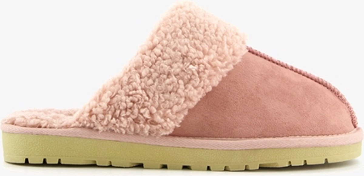 Supercracks Gevoerde Dames Pantoffels Roze - Maat 40 - Sloffen 5 Supercracks Gevoerde Dames Pantoffels Roze - Maat 40 - Sloffen - Afbeelding 5