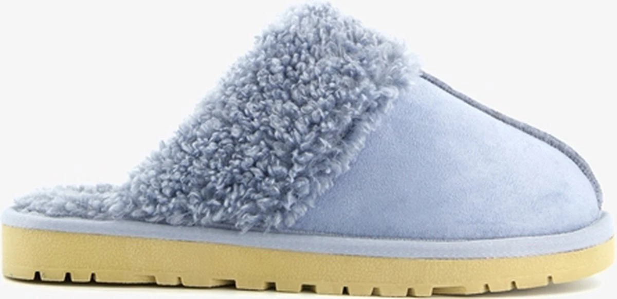 Supercracks Gevoerde Dames Pantoffels Blauw - Maat 39 - Sloffen 7 Supercracks Gevoerde Dames Pantoffels Blauw - Maat 39 - Sloffen - Afbeelding 7