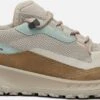 Ecco ULT-TRN Waterproof Sneakers Beige Nubuck - Dames - Maat 38