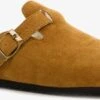 Thu!s Dames Pantoffels - Cognac - Maat 41 - Sloffen
