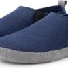 Travelin' In-Home Dames Sloffen - Wollen Pantoffels - Instappers Met Suède Zool - Navy Blauw - Maat 36 -Skechers Verkoopwinkel 1200x585 6