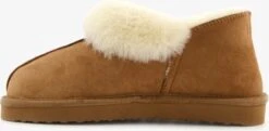 Hush Puppies Suede Dames Pantoffels - Cognac - Maat 40 - Sloffen - Echt Leer -Skechers Verkoopwinkel 1200x589 6