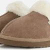 S.Oliver S.Oliver Pantoffels Taupe Leer 272804 - Maat 41