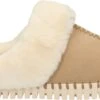Ilse Jacobsen Pantoffels Dames Sloffen / Instappers - Suède - Harde Zool - Open Hiel - Tulip 3871 - Beige - Maat 39