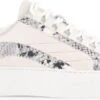 NoGRZ L.Dewez - Leren Dames Sneakers - Veterschoenen Met Snake Print - Wit Leer - Maat 37 -Skechers Verkoopwinkel 1200x597 6