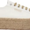 Superga 2790 Drill Denim Rope Lage Sneakers - Dames - Wit - Maat 39