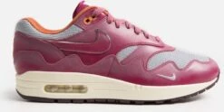 Nike Air Max 1 X Patta Waves 'Rush Maroon' Maat 44