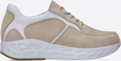 Wolky Veterschoenen Bounce Beige-wit Nubuck