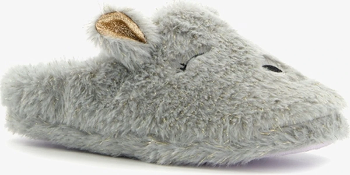 Thu!s Dames Pantoffels Konijn - Grijs - Maat 38 - Sloffen 1 Thu!s Dames Pantoffels Konijn - Grijs - Maat 38 - Sloffen