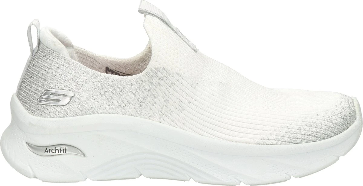 Skechers Arch Fit D`Lux Dames Instapschoen - Wit - Maat 37 9 Skechers Arch Fit D`Lux Dames Instapschoen - Wit - Maat 37 - Afbeelding 9