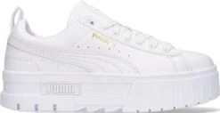 Puma Mayze Classic Wn's Lage Sneakers - Leren Sneaker - Dames - Wit - Maat 41