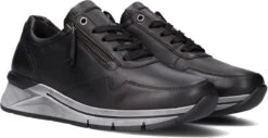 Gabor 587 Lage Sneakers - Leren Sneaker - Dames - Zwart - Maat 38