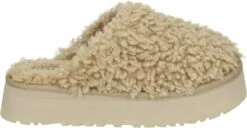UGG W Maxi Curly Platform Dames Sloffen - Sand - Maat 40