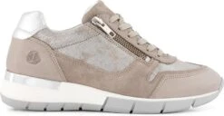 NoGRZ B.Vittone - Leren Dames Sneakers - Taupe - Maat 41