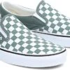 Vans UA Classic Slip-On COLOR THEORY CHECKERBOARD DUCK GREEN 42