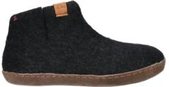 Tofvel Mula Wolvilt Sloffen Black | Zwart | Wolvilt | Maat 48 | TF100036