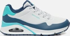 Skechers Uno Colored Sneakers Wit Synthetisch - Dames - Maat 38