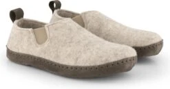 Travelin' In-Home Dames Sloffen - Wollen Pantoffels - Instappers Met Suède Zool - Zand Beige - Maat 43 -Skechers Verkoopwinkel 1200x631 4