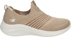 Skechers Ultra Flex 3.0 Dames Instapper - Taupe - Maat 38