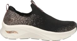 Skechers Arch Fit D`Lux Dames Instapschoen - Zwart Wit - Maat 40 -Skechers Verkoopwinkel 1200x639