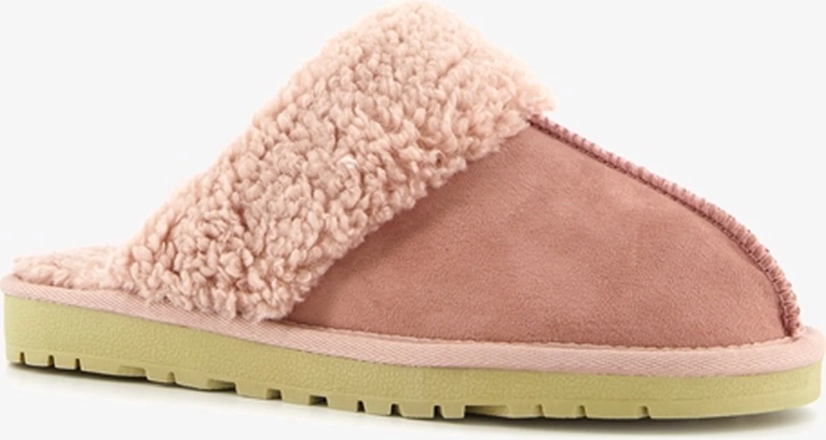 Supercracks Gevoerde Dames Pantoffels Roze - Maat 39 - Sloffen 1 Supercracks Gevoerde Dames Pantoffels Roze - Maat 39 - Sloffen