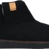 Tofvel Rabara Wolvilt Sloffen Black | Zwart | Wolvilt | Maat 40 | TF200036