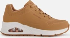 Skechers Uno Stand On Air Sneakers Cognac - Dames - Maat 39
