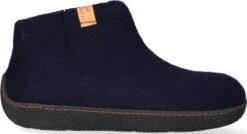 Tofvel Rabara Wolvilt Sloffen Navy Blue | Blauw | Wolvilt | Maat 38 | TF200068