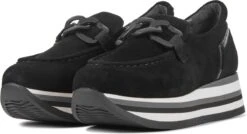 Softwaves Instappers Dames - Instapschoenen / Damesschoenen - Suède - 7.78.50 - Zwart - Maat 38.5 -Skechers Verkoopwinkel 1200x651