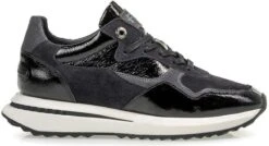 Floris Van Bommel Vrouwen Suède Lage Sneakers / Damesschoenen 85351 - Zwart - Maat 38 -Skechers Verkoopwinkel 1200x653 8