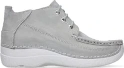 Wolky Veterschoenen Roll Moc Lichtgrijs Nubuck -Skechers Verkoopwinkel 1200x654 9