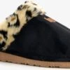 Thu!s Dames Pantoffels Met Luipaardprint - Zwart - Maat 38 - Sloffen -Skechers Verkoopwinkel 1200x659 7