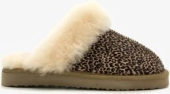 Hush Puppies Suede Dames Pantoffels Luipaardprint - Bruin - Maat 40 - Sloffen -Skechers Verkoopwinkel 1200x661 3
