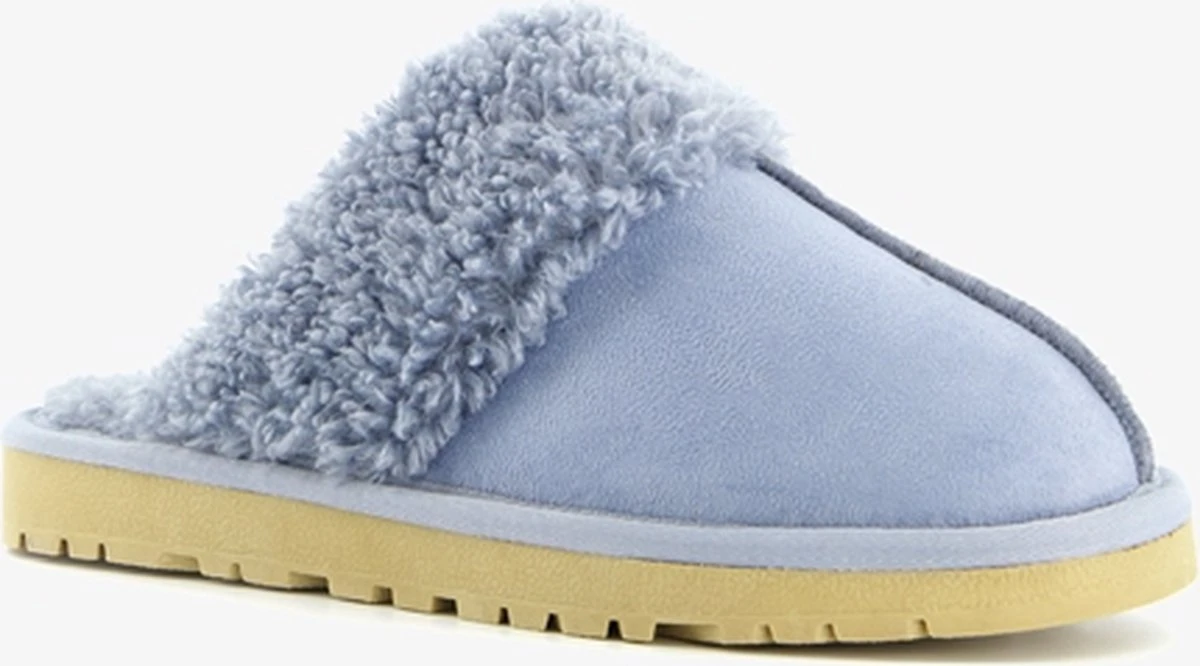 Supercracks Gevoerde Dames Pantoffels Blauw - Maat 39 - Sloffen 1 Supercracks Gevoerde Dames Pantoffels Blauw - Maat 39 - Sloffen