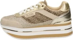 GUESS Hansin Active Lady Dames Sneakers - Beige/Bruin - Maat 37 -Skechers Verkoopwinkel 1200x666 4