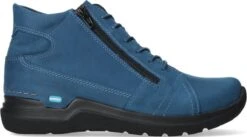 Wolky Veterschoenen Why Atlantisch Blauw Nubuck
