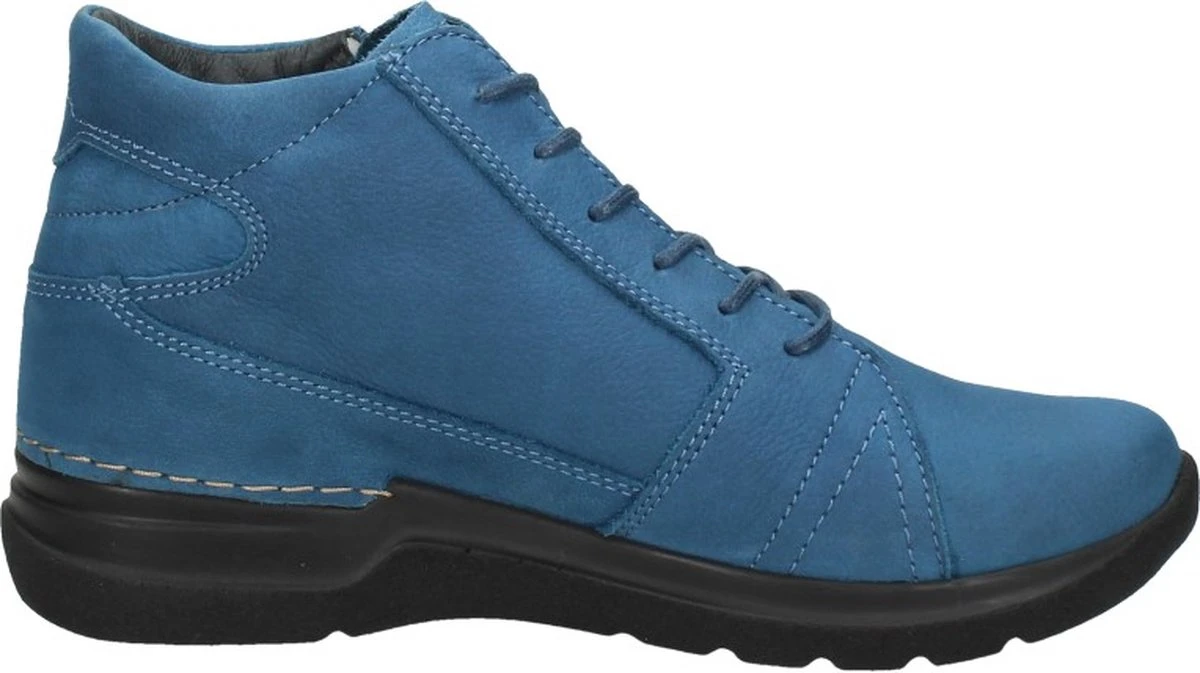 Wolky Veterschoenen Why Atlantisch Blauw Nubuck 11 Wolky Veterschoenen Why Atlantisch Blauw Nubuck - Afbeelding 11