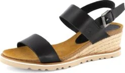 Travelin' Denia - Leren Dames Sandalen Met Hak - Sandaletten - Zwart Leer - Maat 39 -Skechers Verkoopwinkel 1200x699 1