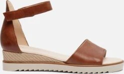 Gabor Sandalen Cognac Leer - Dames - Maat 39